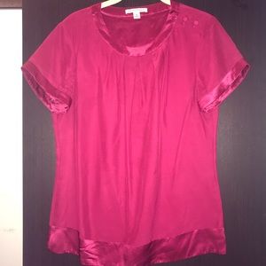 Banana Republic red blouse